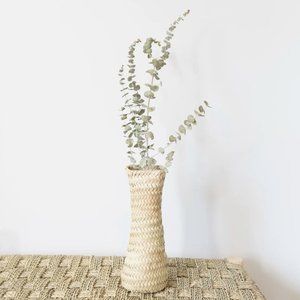 Handmade Straw Decorative Vase